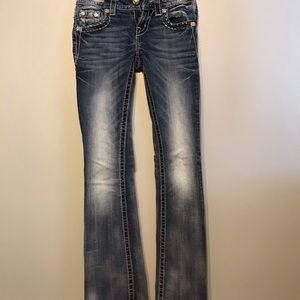 Womens Miss Me boot cut jean